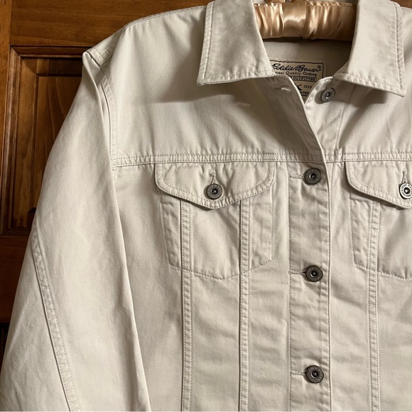 Eddie Bauer XL Cream Khaki Jacket - Picture 6 of 16